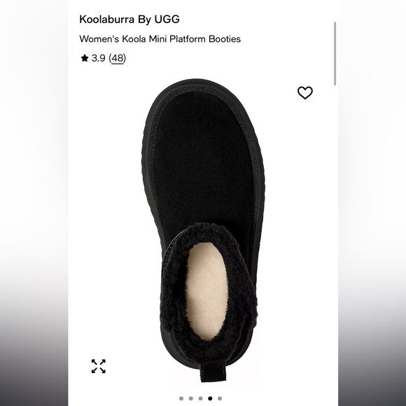 Koolaburra by Ugg Black Women's Mini Wedge Boots - Picture 3 of 7